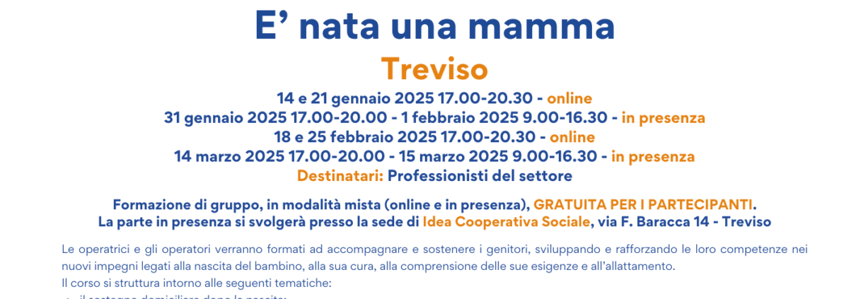 E' nata una mamma - Gennaio 2025