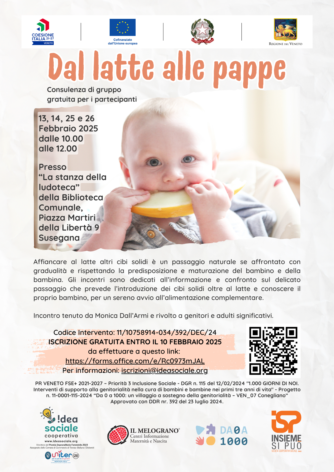 Dal latte alle pappe - Febbraio 2025