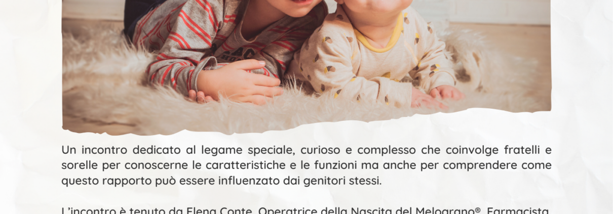 Quando si diventa fratelli e sorelle: una relazione da costruire - Febbraio 2025