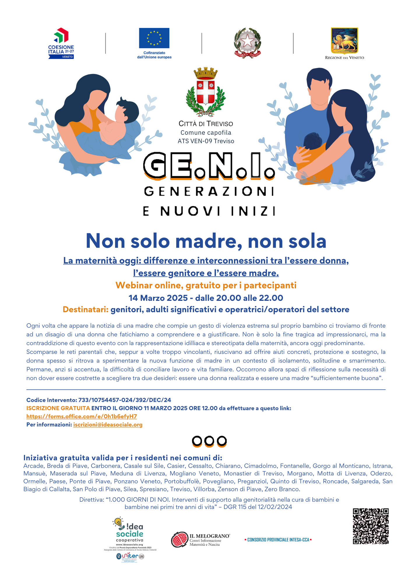 Non solo madre, non sola - Marzo 2025